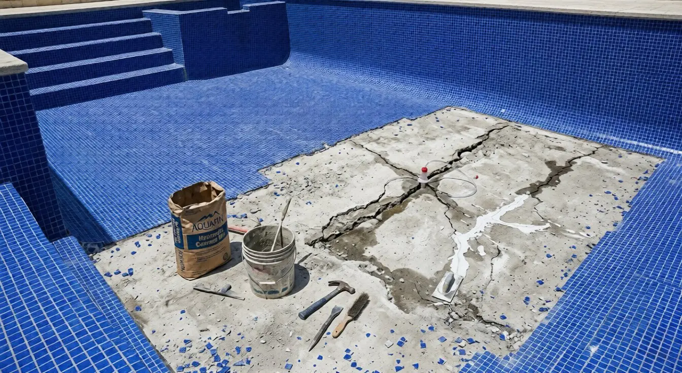 Concrete and shell pool repairs Delhi NCR
