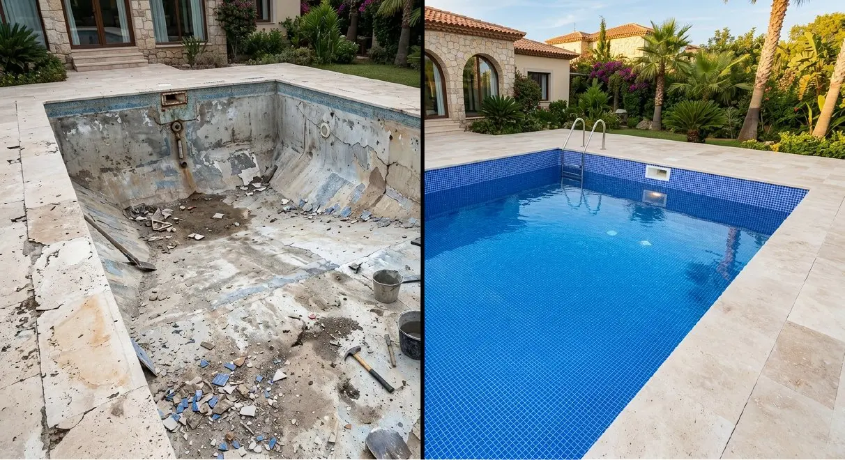 Full pool renovation Delhi NCR