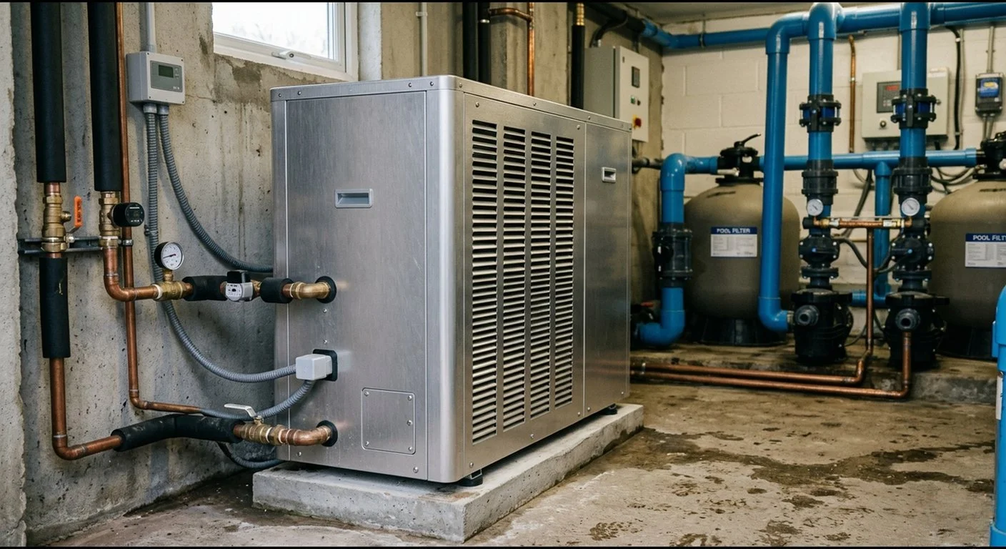 Pool heat pumps and gas heaters Delhi NCR