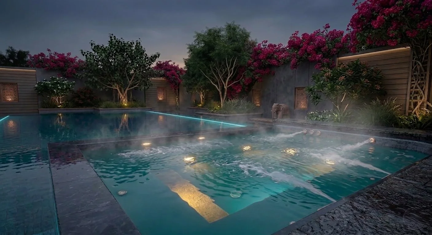 Premium jacuzzi installation for Delhi NCR home