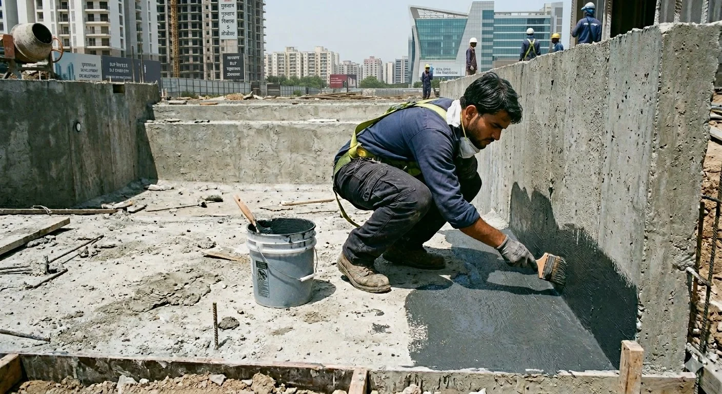 Pool waterproofing systems Delhi NCR